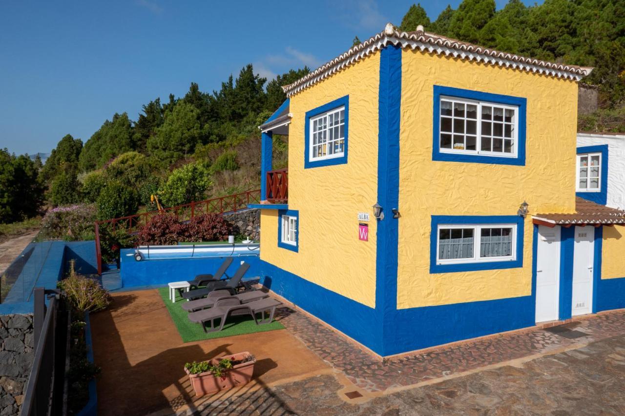 Casa Alba, Casa Rural Con Piscina-Spa Climatizada Hasta 34º Gratuito Y Vistas Al Mar Puntallana Buitenkant foto