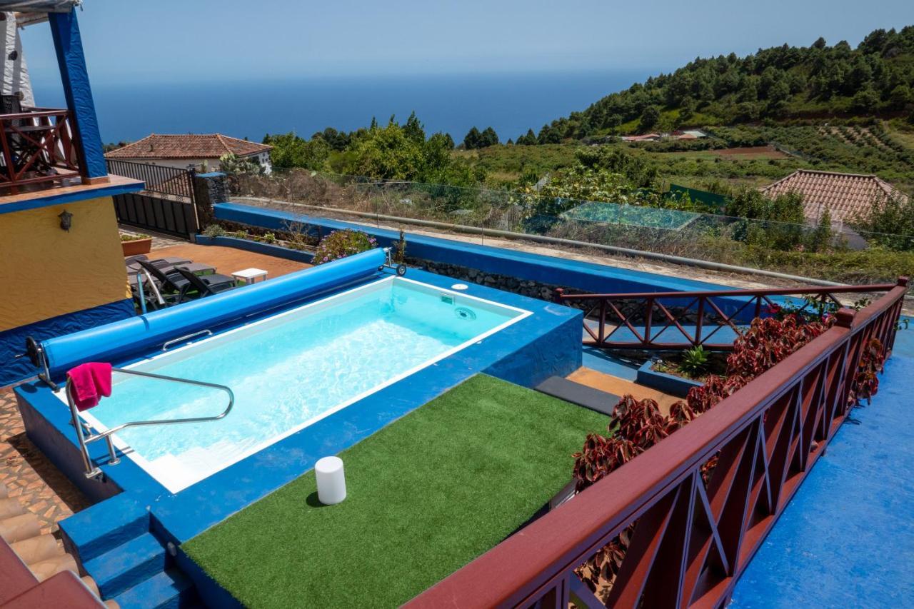 Casa Alba, Casa Rural Con Piscina-Spa Climatizada Hasta 34º Gratuito Y Vistas Al Mar Puntallana Buitenkant foto