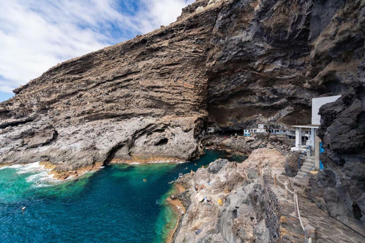 Casa Alba, Casa Rural Con Piscina-Spa Climatizada Hasta 34º Gratuito Y Vistas Al Mar Puntallana Buitenkant foto